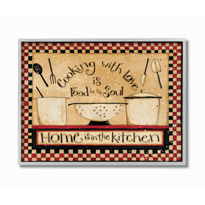 «Cooking with Traditional Traditional Kitchen Kitchen» par Dan DiPaolo - impression d'art graphique
