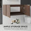 Meuble-lavabo suspendu de 91 cm (36 po), contreplaqué, portes doubles à fermeture amortie, grand espace de rangement intérieur, fixation murale, meuble seulement, lavabo non inclus-965653875-965653886