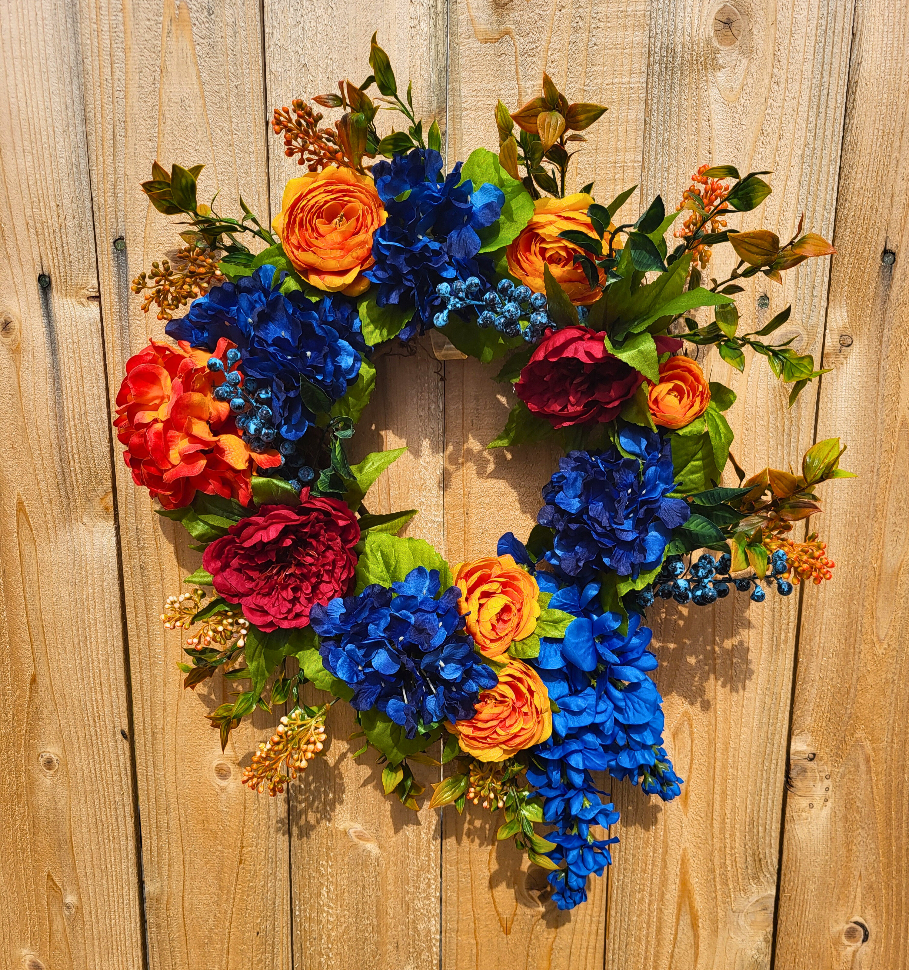 Primrue Faux Mixed Assortment Twig 21'' Wreath | Wayfair