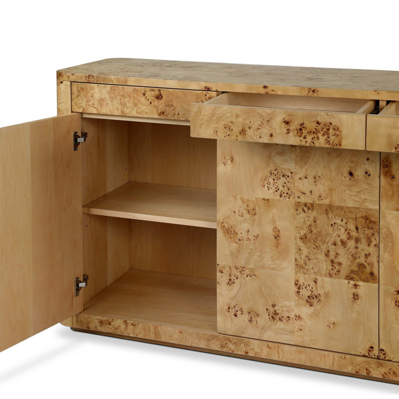 Mullins Sideboard-Natural Mappa Burl