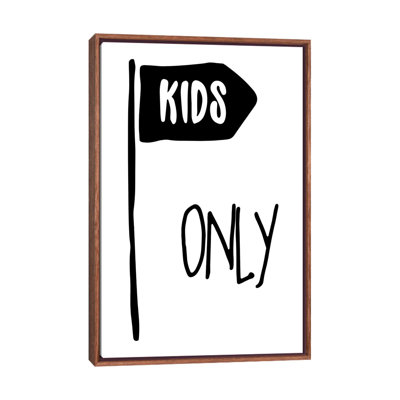 Kids Only - impression d'art textuel