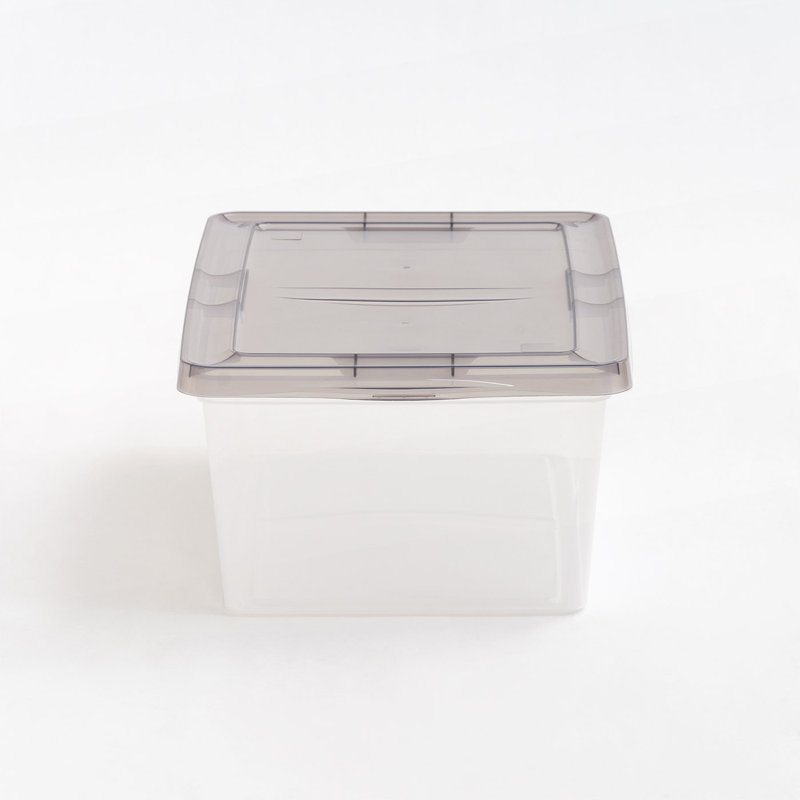 Didmarton Snap Top Plastic Storage Box, 1, 17 qts.