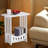 Yawots Bedside Table Mini Coffee Table Sofa Side Table Small Sized Bedroom Bedside Cabinet  Home Storage And Organization Dormitory