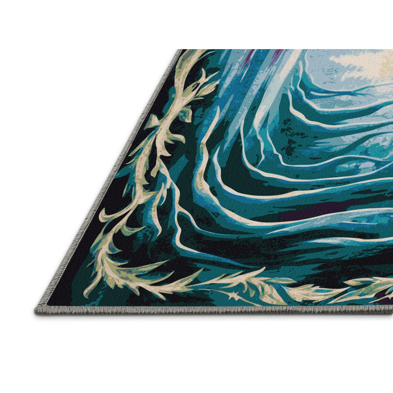 Moonlit Forest Rug, Carré 7 pi