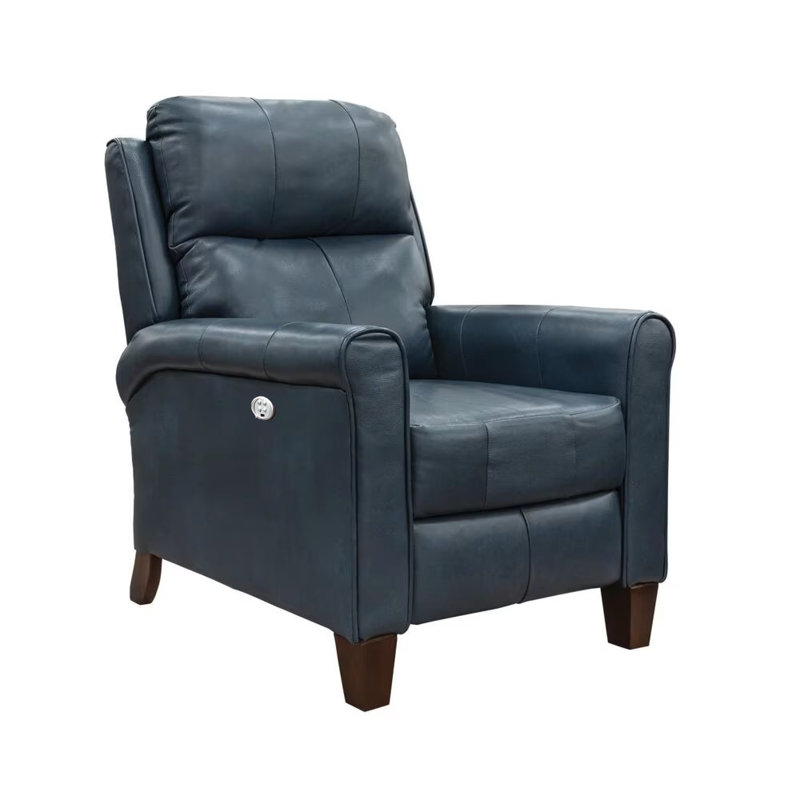 Fauteuil inclinable électrique 33 po de large, Ardoise Valentino, Appuie-tête électrique