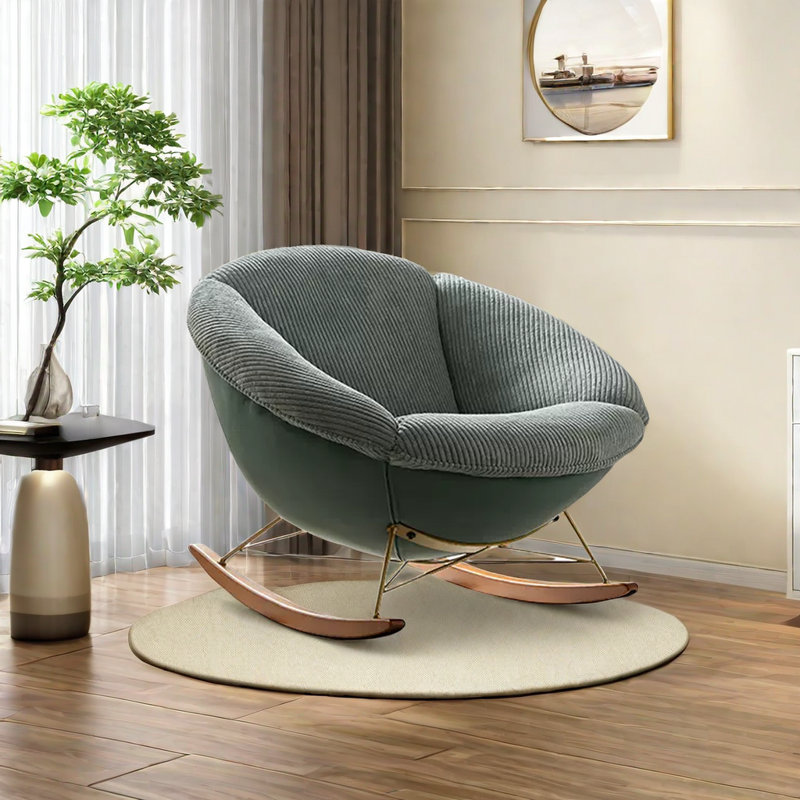 Chaise berçante moderne 1 coquille d'œuf moderne