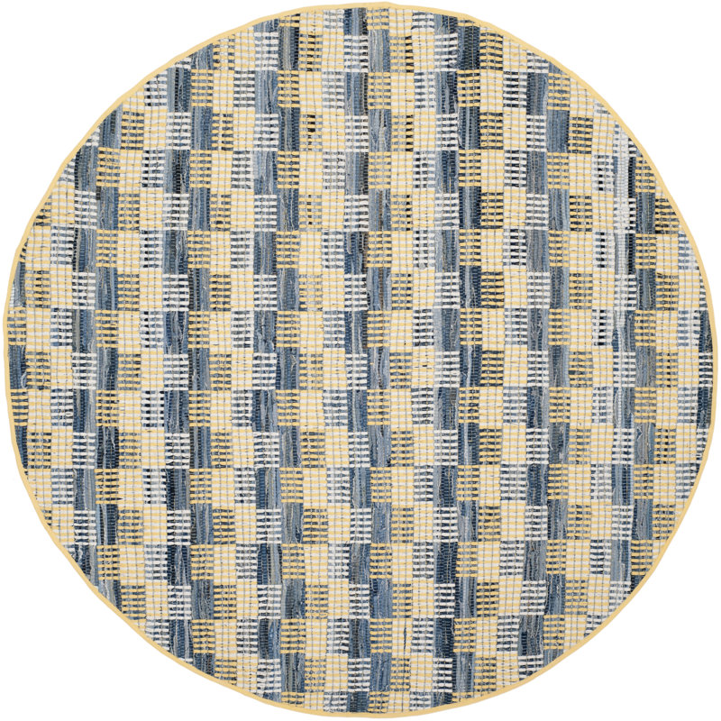 Tapis en coton Alberta, Rond 4 pi