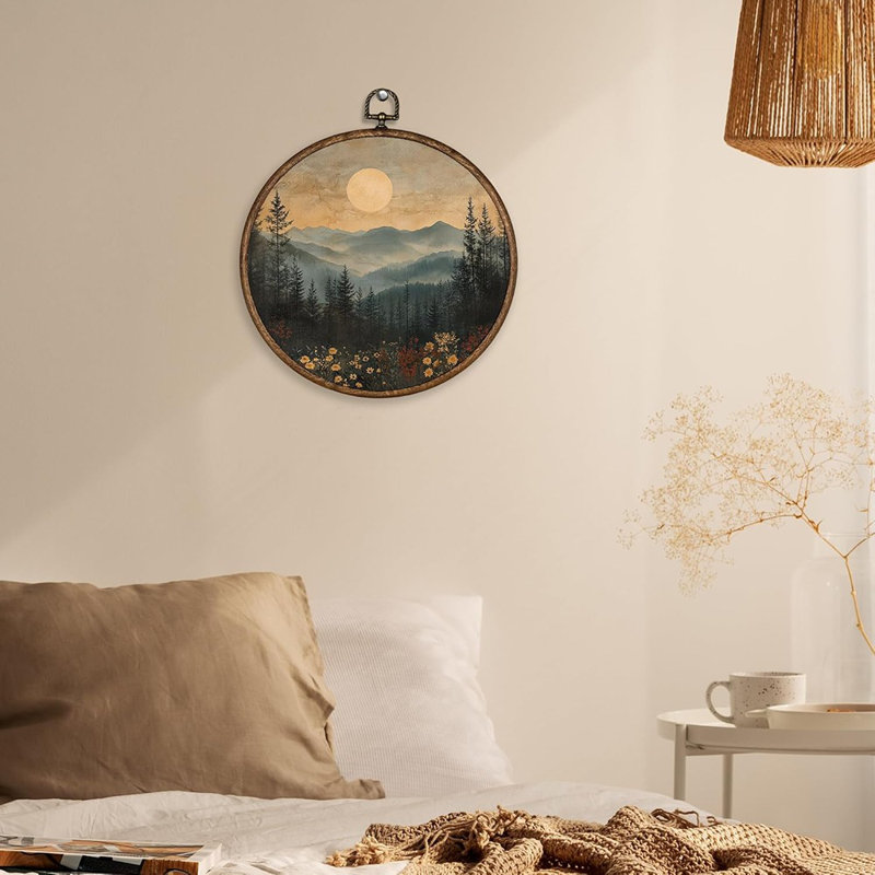 Art mural forêt Forest Moon