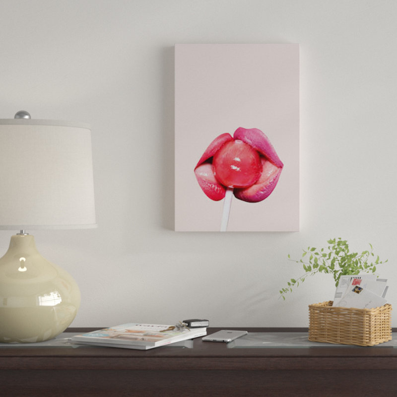 «Lollipop», impression sur toile, H 18 po x l 12 po x P 1,5 po, Toile tendue, Pas de tapis