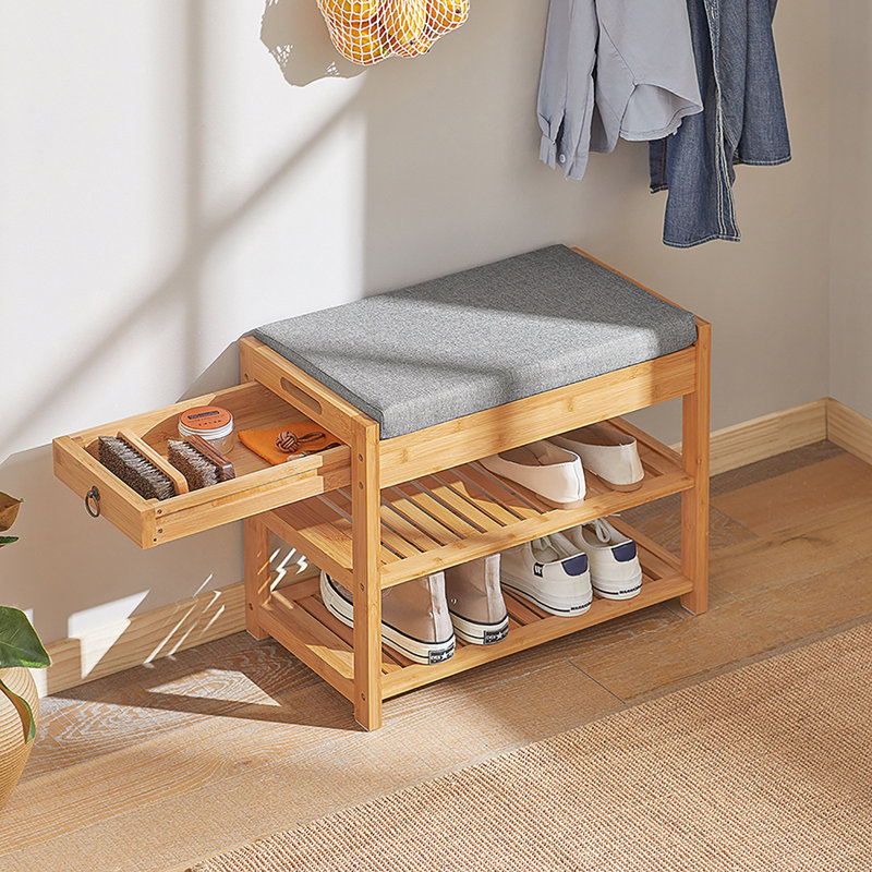 Fresnel 6 Pair Shoe Storage Bench