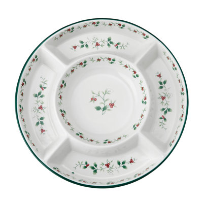 Pfaltzgraff Winterberry Chip and Dip Platter