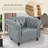 Fairport Faux Leather Chesterfield Chair-1690419721
