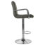 Caylee Swivel Upholstered Adjustable Height Counter Stool with Metal Frame-17936068