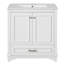 Meuble-lavabo 30 po avec lavabo en céramique-118232483