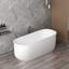 Baignoire de trempage autoportante en acrylique 63 po. X 29 po.-64405634