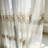 2Panels American Luxury Peony Embroidery Tulle Curtain For Living Room European Elegant Flower Embroidery Sheer Voile Drapes Bedroom Grommet top (WHITE,Grommet top, 54"W x 84"L (Pack of 2))-1765779763