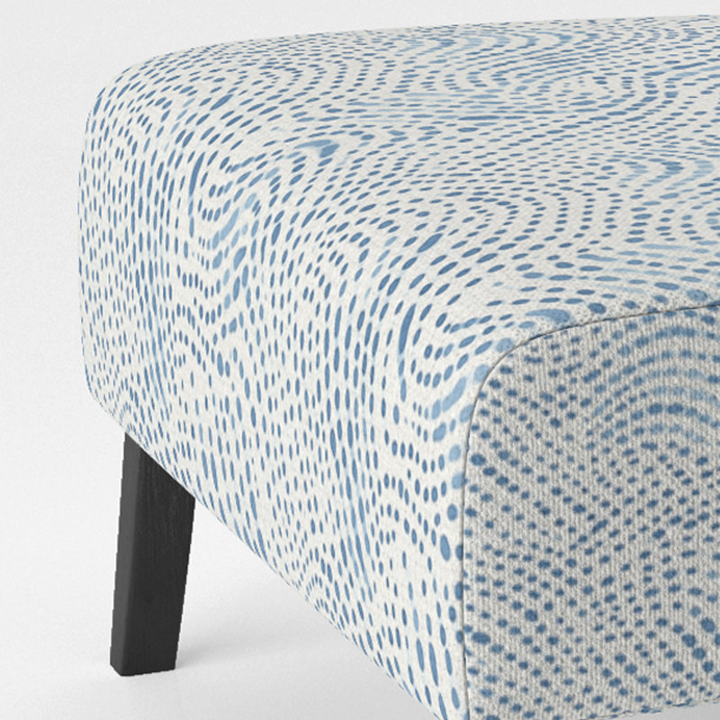 Fauteuil de chambre Dots, Pantoufle sans accoudoirs