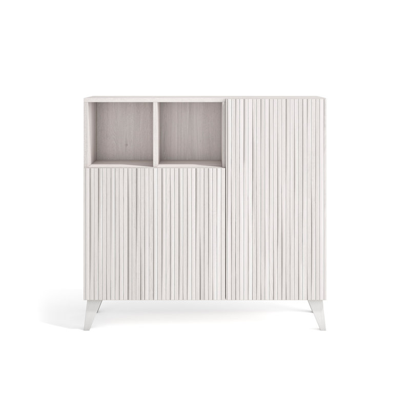 Moss 12 Pair Shoe Storage Cabinet, Cream