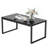 Rectangle Coffee Table With Tempered Glass-1437100544