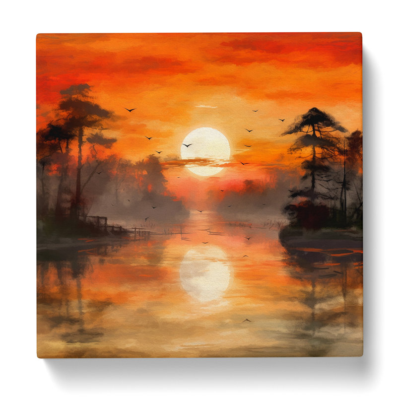 Japanese Sunset Impressionism No.4 - Print