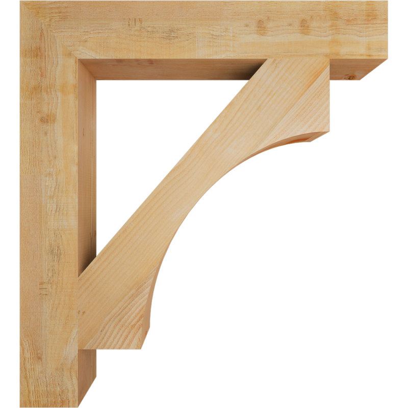Support Westlake Block Rough Sawn, Sapin de Douglas, H 42 po x l 6 po x P 38 po