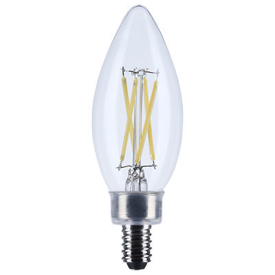 5.5 Watt B11 LED - Candelabra Base - Clear - 3000K CCT - 120 Volt