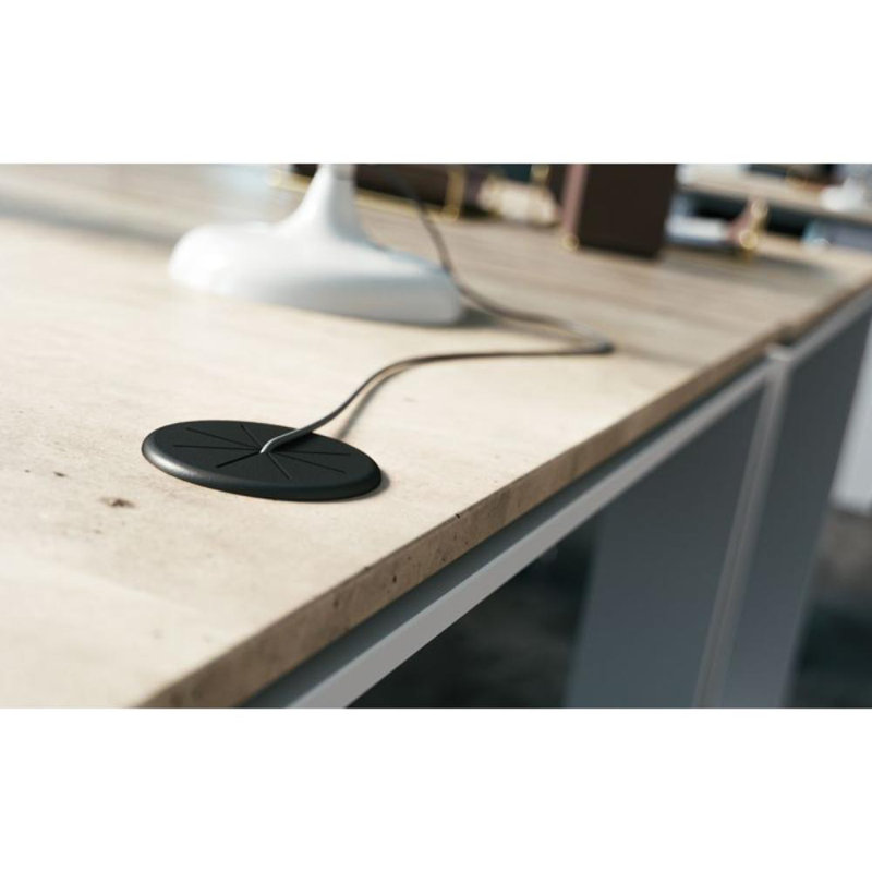 Flexi-Grommet Cap 60mm, Black