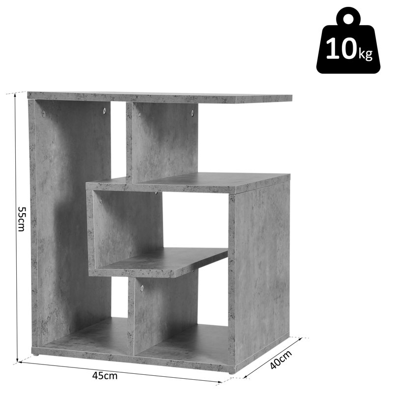 Gaylee 1 Piece Side Table Set, Cement