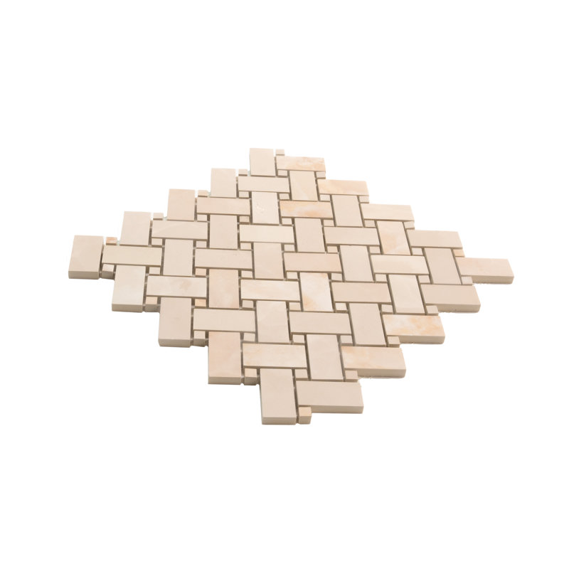 Feuille de mosaïque en porcelaine Splendor l 11,81 po x L 11,81 po