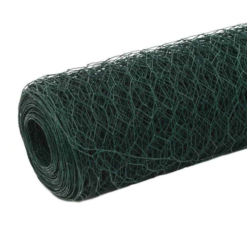 Marcela Green Plastic Wire/Mesh Fence, 120cm H x 2500cm W