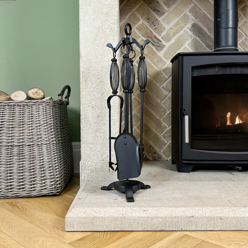 Iron Fireplace Tool Set