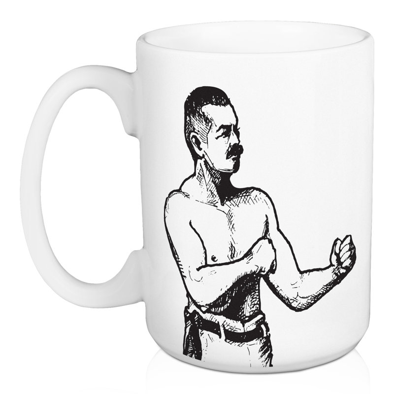 Grande tasse à café combat me punk