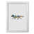White Grain Frame