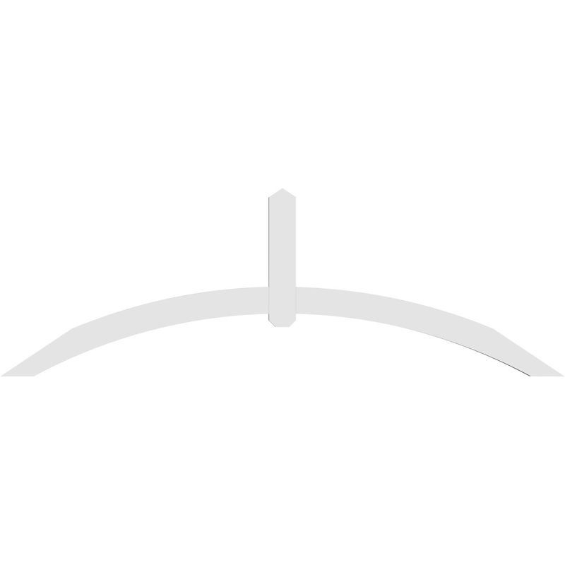 Support pour pignon en PVC Archdale, H 28 po x l 84 po (pas: 8/12), P 2 po x F 4 po