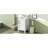 Compact Space-saving White Vanity Solid Wood Modern Small Bathroom