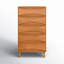 Commode en bois massif à 5 tiroirs Amoakuh-1727222052