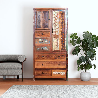 Eilidhi Solid Wood Armoire