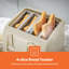 GEEPAS 4 Slice Toaster 6 Browning Levels with 2 Controls, Cancel Function 2 Removable Crumb Trays 1400W-86794884