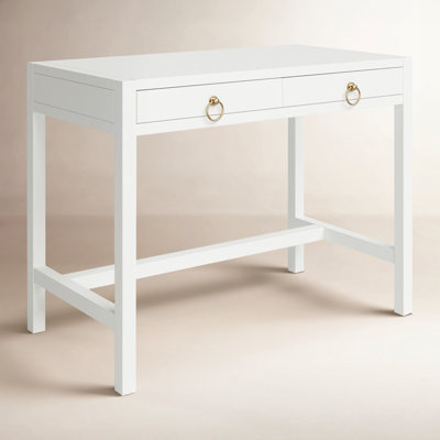 Elin 40" Acacia Writing Desk