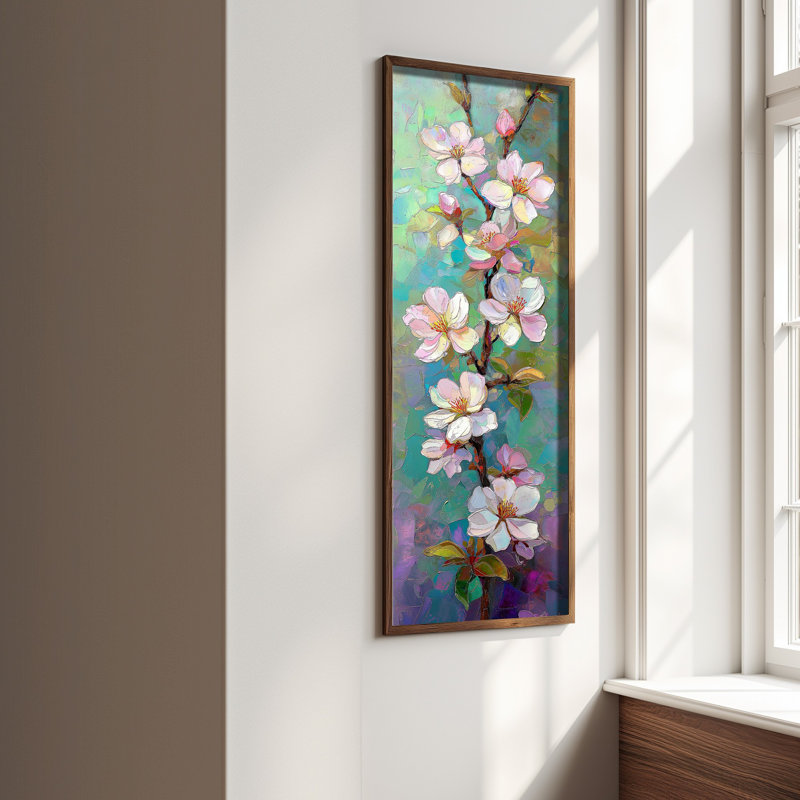 Elegant Decorative Framed MDF Painting, 15.7 x 47.2 x 0.1 inches | 100% MDF with 3 mm Thickness, 100% Pine Wood Frame | UV Printed Artwork for Home Decor, Living Room, Office, Modern Aesthetic