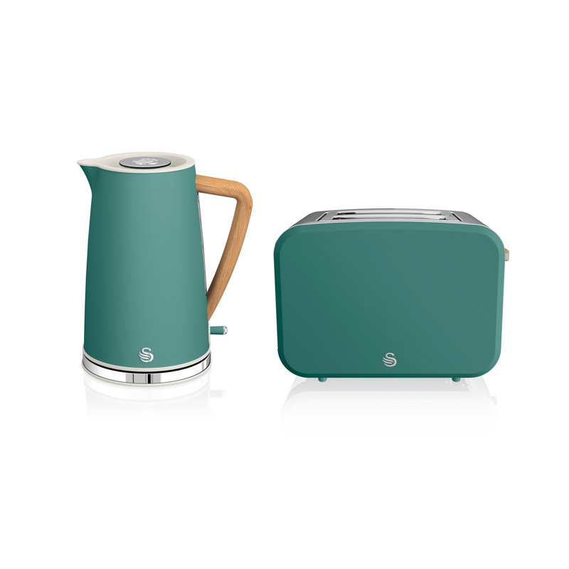 Swan 1.7L Electric Tea Kettle, Green