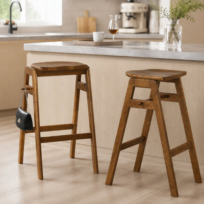 Tabourets de bar empilables Mid-Century Malvern