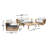 Harbor Acacia 4 - Person Patio Conversation Set with Cushions