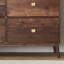 Armoire d'entrée moderne en noyer noir