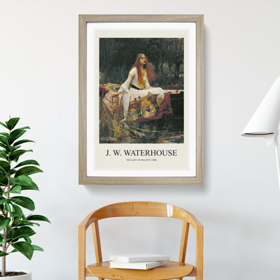 The Lady of Shalott by John William Waterhouse - Picture Frame Painting