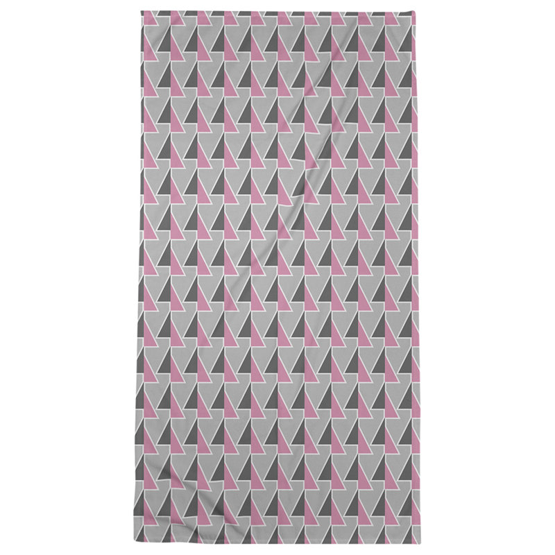Jordao Beach Towel, Pink/Gray
