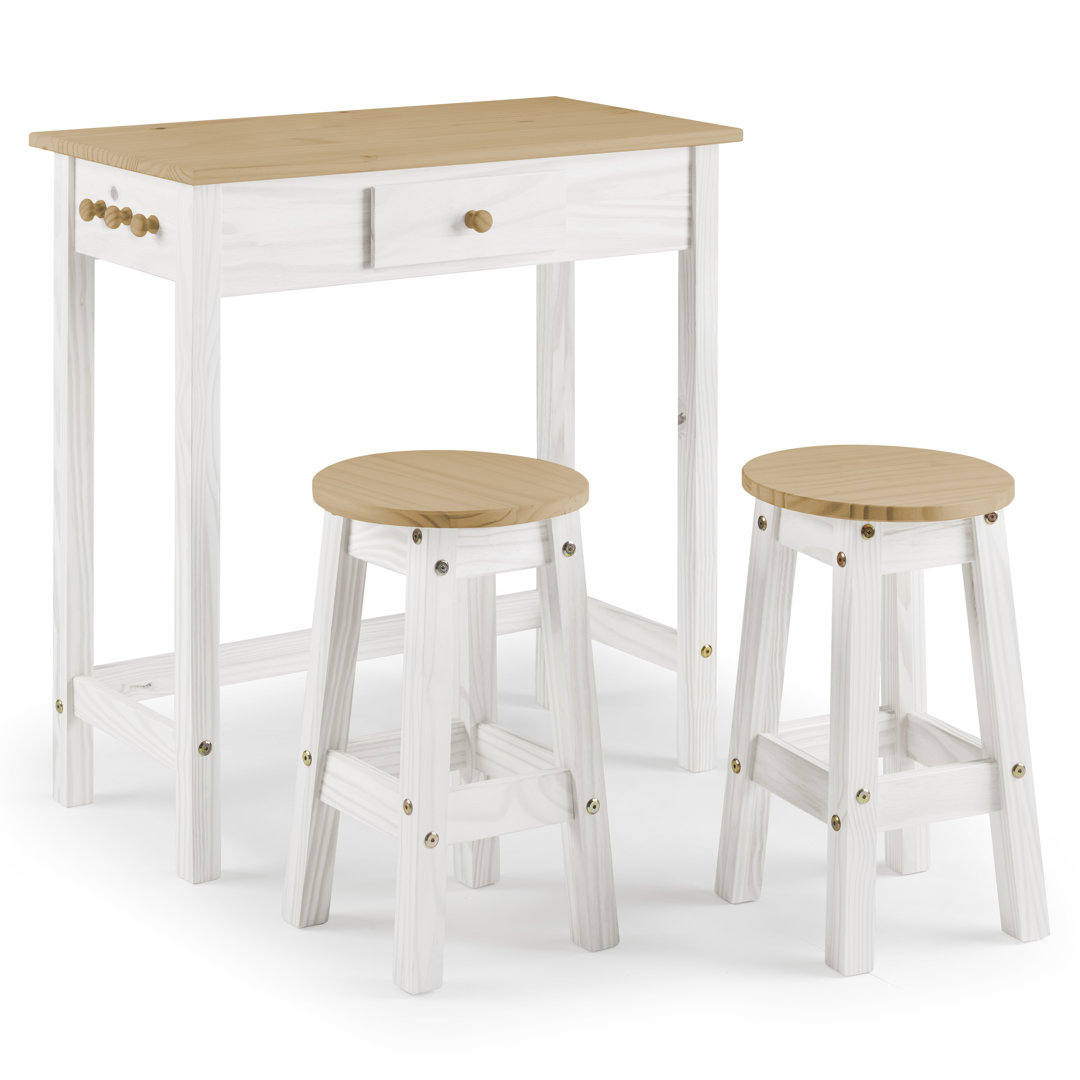 Freeport Haughton Breakfast Table Set Wood - Enhance your dining with a perfect piece for breakfast or dinner Winston Porter 