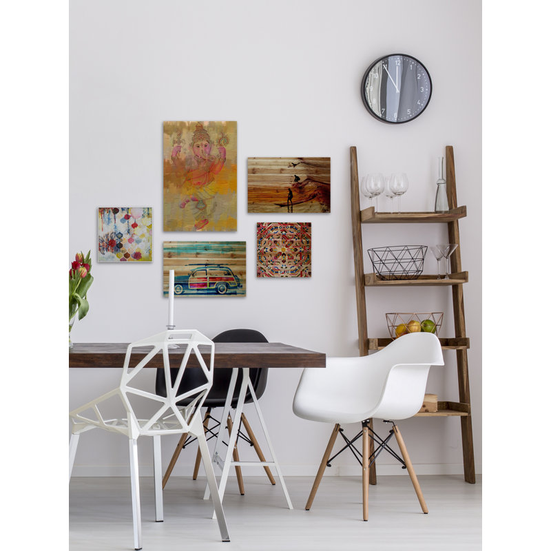 Pentaptych « scenes of inde »