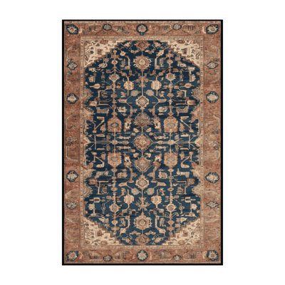 Machine Washable Persian Brown Area Rug