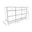 Commode double 9 tiroirs 2 po Nicolao-1050217534
